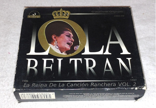 Cd Triple Lola Beltrán La Reina De La Canción Ranchera Vol 2