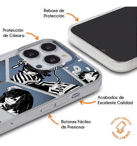 Funda Para Honor Demon Slayer Pilar Obanai Anticaídas Case