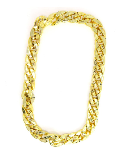 Accesorio De Cadena De Oro Esqueleto - Collar De Disfraz De 