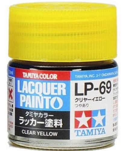 Pintura 10 Ml. Tamiya Lacquer Lp-69 Clear Yellow Lp69