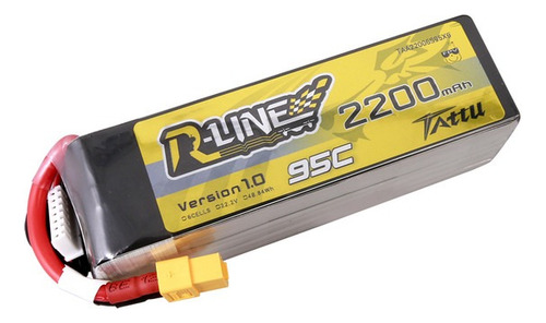Bateria Lipo Tattu R-line 2200 Mah 22.2v 95c 6s Xt60 Drone 7