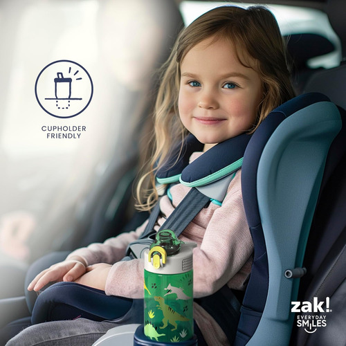 Zak Designs Botella Diseño De Minecraft, Plástico 16 Y 25 Oz Flower Power 16 Onza