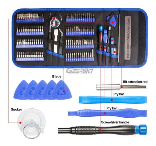 Kit De Destornillador Diyfix 128 Pcs Multi-funcion Magnetico