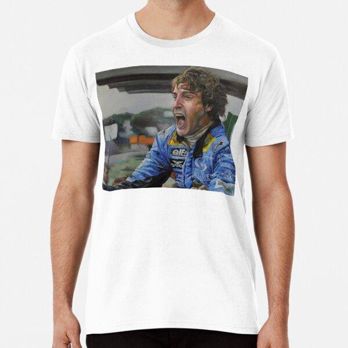 Remera Fernando Alonso - Obra De Arte De Eder Costa Barcello