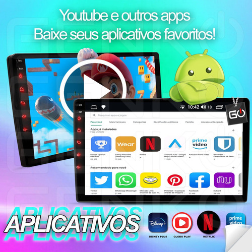 Multimidia Adak 9p Gps Carplay 32gb Toyota Corolla 2003-2008