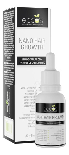 Kit Nano Capilar Crescimento Cabelos Fortes Completo - Eccos