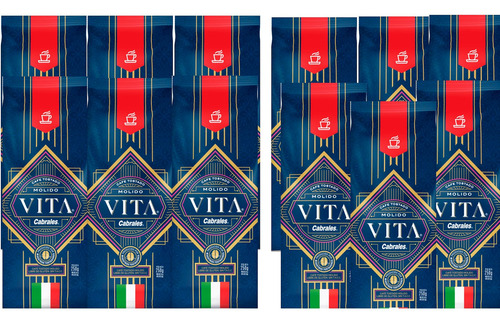 12x Cafe Molido Cabrales Vita 250gr Tostado