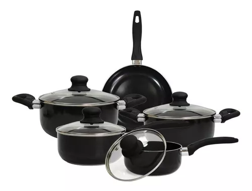 Jogo de Panelas Antiaderente Ceramica Cooktop Fogão Indução Kit 8