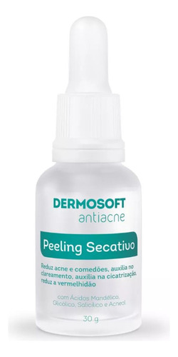 Peeling Secativo Dermosoft Antiacne 30g - Extratos Da Terra