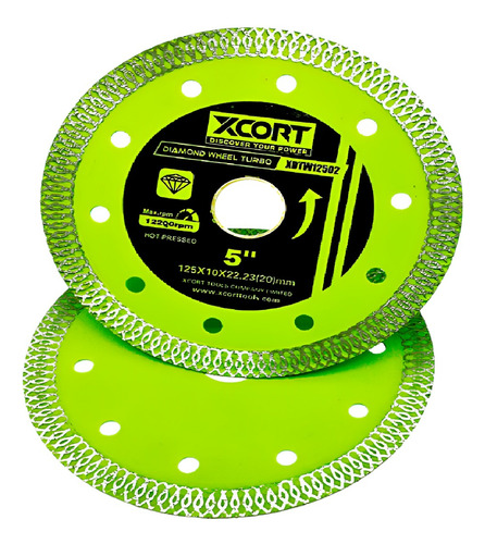 Disco De Corte Diamantado Turbo Para Porcelana Xcord