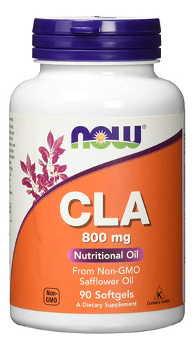 Cla (ácido Linoleico Conjugado) 800 Mg Now Foods 90 Cápsula