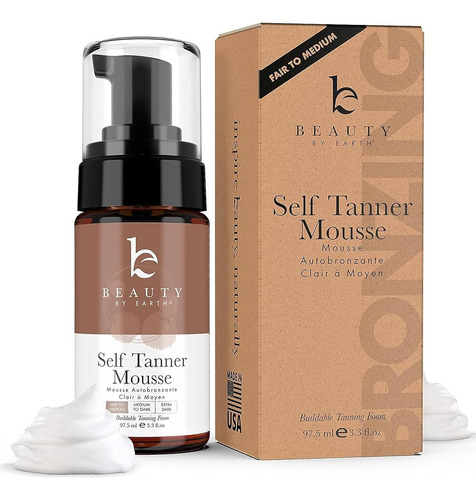 Beauty By Earth Self Tanner Mousse - Espuma Autobronceadora 