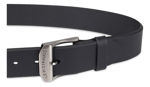 Cinturón Levis 100% Cuero Para Hombre, Hebilla, Negro 56 Cm
