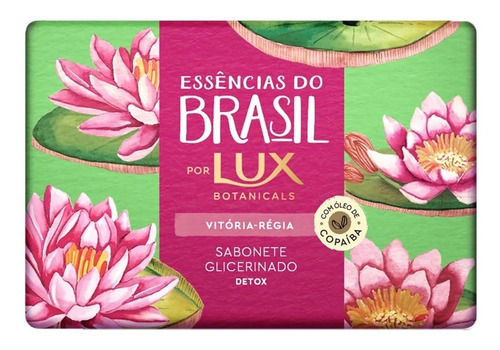 Sabonete Em Barra Lux Essências Do Brasil Vitória Régia 120g