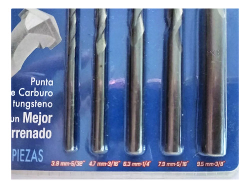 Brocas Mechas Para Concreto Alta Velocidad Pack De 2 Juegos