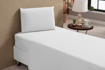 Comprar Lençol plano Lar Textil Lençol sem elástico solteiro casal hospital presídio hotel solteiro cor branco 150 fios