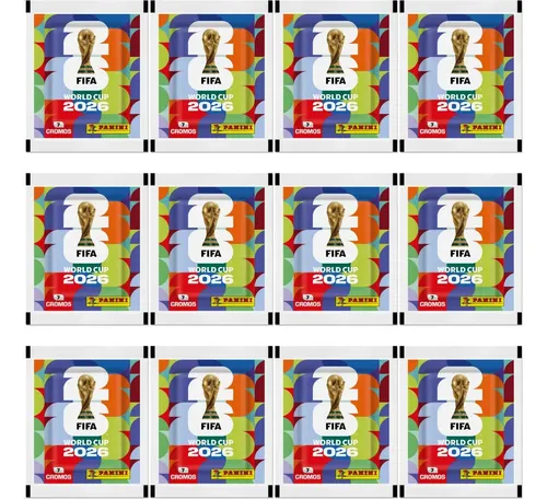 Kit 84 Figurinhas Do Álbum Copa Do Mundo 2026 (12 Envelopes) Fifa