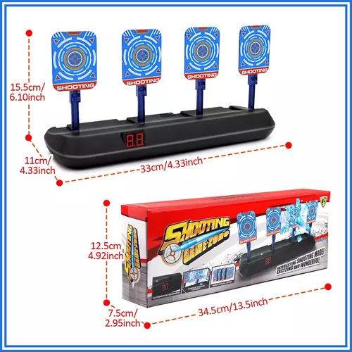 Jogo de Tiro ao Alvo Com Dados Eletrônico 43cm P/ 8 Pessoas - western - Jogo  de Dardos - Magazine Luiza