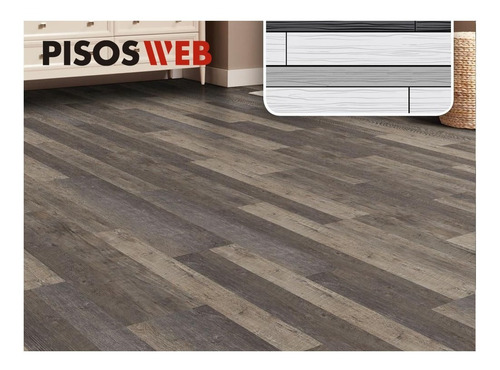 Piso Vinílico Símil Madera Anchos Varios Resistentes Al Agua