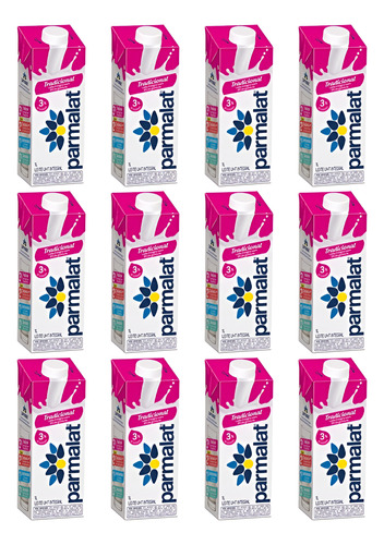 Leite Uht Parmalat Integral 1 Litro - 12 Unidades
