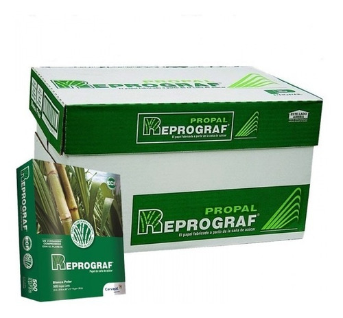 Caja Resma De Papel Reprograf Carta 75 Gr X 10 Unidades