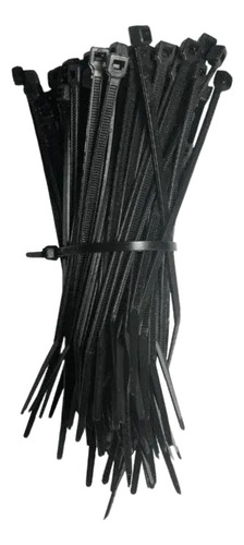Abraçadeira Nylon Preto 150x3,6mm Pacote Com 100 Unidades