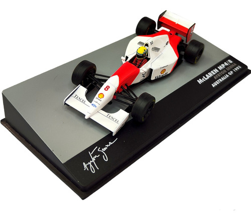 Auto Formula 1 Mclaren Mp4/8 #8 Ayrton Senna Colección Ixo