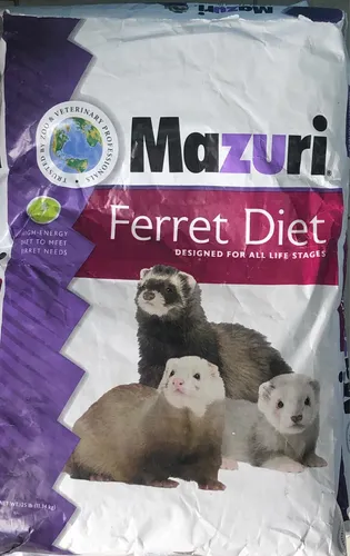 Mazuri Ferret Diet Alimento Para Hur n 25 Lb. 11.34 Kg