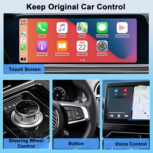Adaptador Automático Carplay Android 2 En 1 Adaptador Carpla