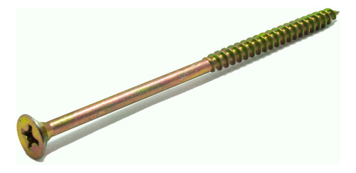 Tornillo Fix 6x150 Dorado (zincado Amarillo) X 100u