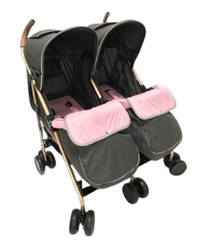 Coche Baston Doble Gemelar Para Bebes Multipocision Ebaby 