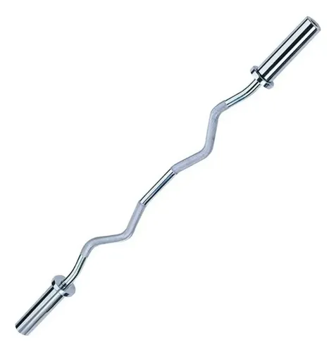 comprar Barra Z Olimpica 120cm Curva Seguros Pecho Brazos