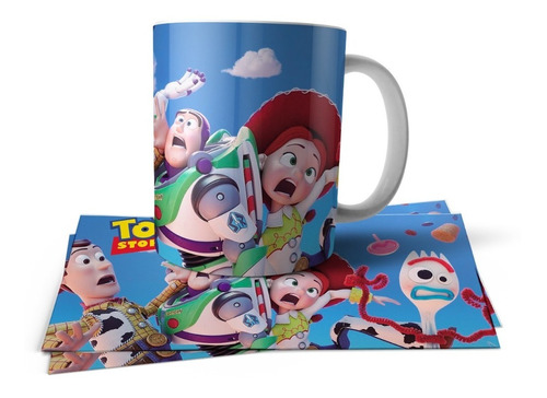 Toy Story Forky Woody Jessie Taza Polimero Tu Propio Estilo