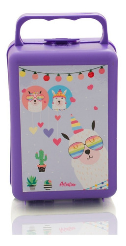 Imagen 3 de 8 de Pack 6 Valijas Luncheras Niños Escolar Infantil Nene Nena