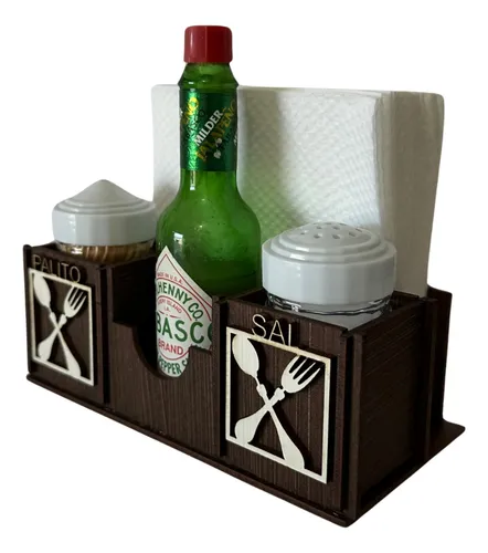 comprar 10 Un. Porta Guardanapo Mdf Restaurante Bares Lanchonete