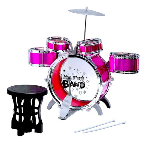 Batería Jazz Drum Para Niños, Instrumento Musical