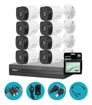 Comprar Kit Dahua Dvr 8ch + 8 Camaras Full Hd 2mp Lente2.8 Disco Ssd