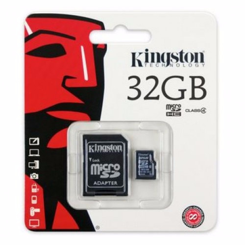 Cartão Memória Micro Sd 32gb Classe 4 Leitor Usb Kingston