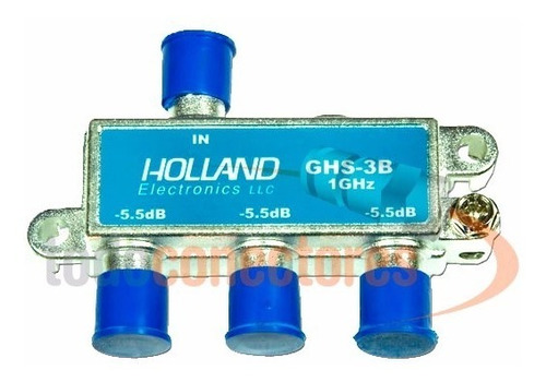 Derivador Splitter D Señal Holland Ghs-3b Balanceado Coaxil