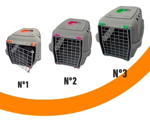 Imagen 6 de 8 de Transportadora Jaula N°1 Puerta Acero Perros/gatos Durapet´s