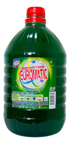 Detergente Concentrado Euromatic Marca Llabres Industrial 