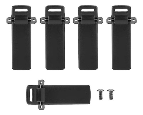 5pcs Back Clip, Clip De Cinturón Para Baofeng Uv-5r Clip De 