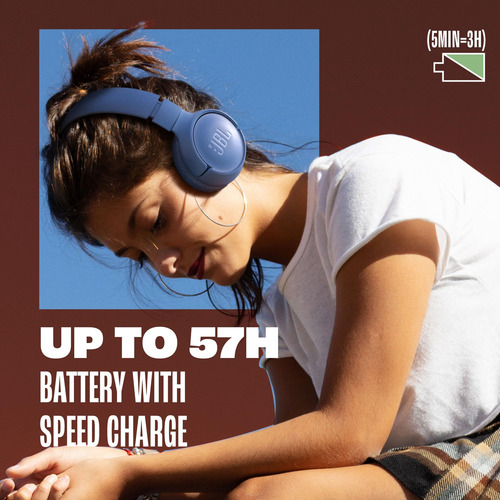 Auriculares Supraaurales Inalámbricos Jbl Tune 520bt 57h Bat