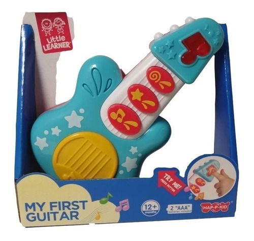 Mi Primer Guitarra Bebe Con Luz Y Sonidos Hap-p-kid 4550t