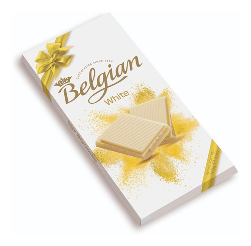 Tableta Chocolate Blanco The Belgian 85% X 100 Grs