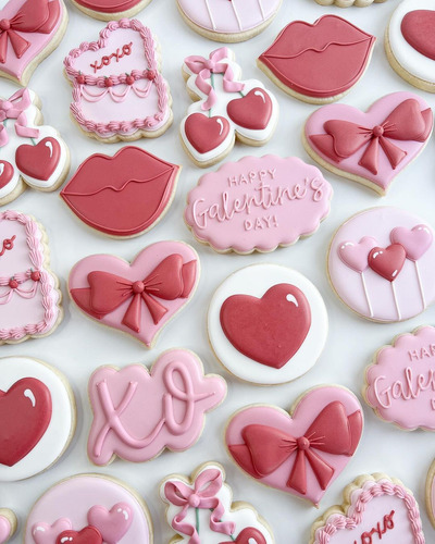 Cortador De Galleta Nube Corazón San Valentín 10cm