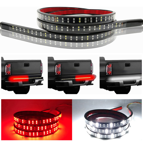 Livtee Barra Luz Para Puerta Trasera Camion 60 ,ira Led Rojo