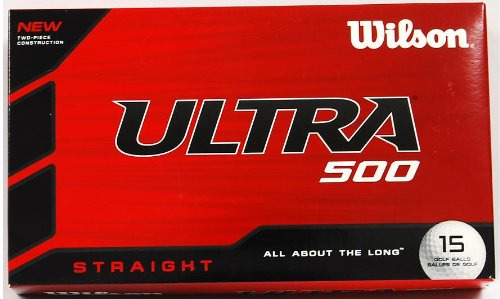 Ultra 500 Straight Golf Ball 15 Pack White