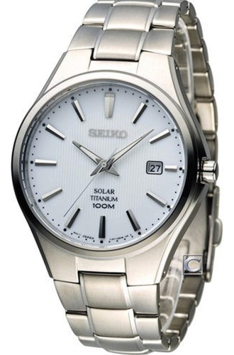 Reloj Seiko Solar Titanium Sne375p1 Mujer Ag. Oficial Garant