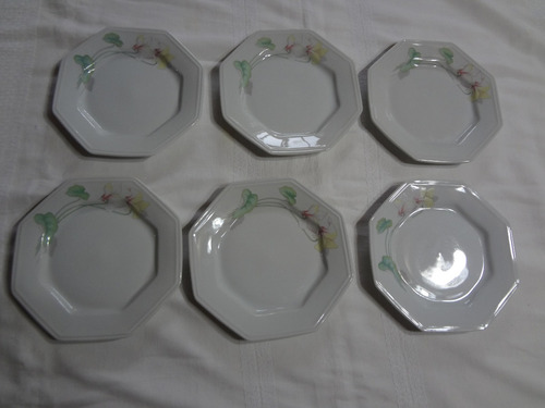 Pratos Fundos E Sobremesa 12 Pçs Encanto Porcelana Schmidt